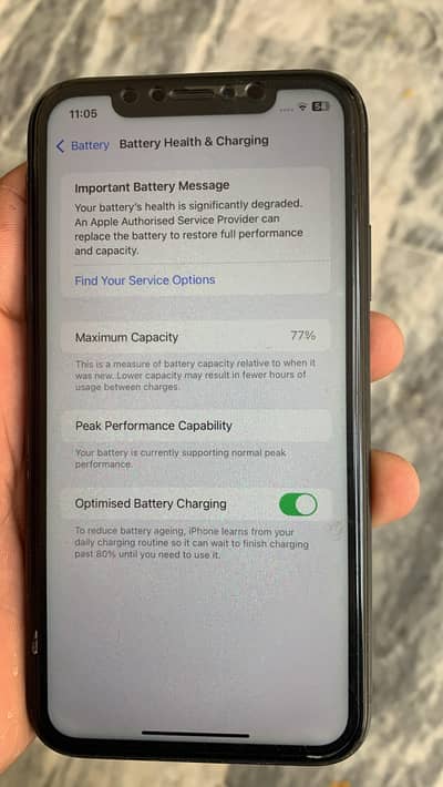 iphone xr 64 gb battery 77 non pta