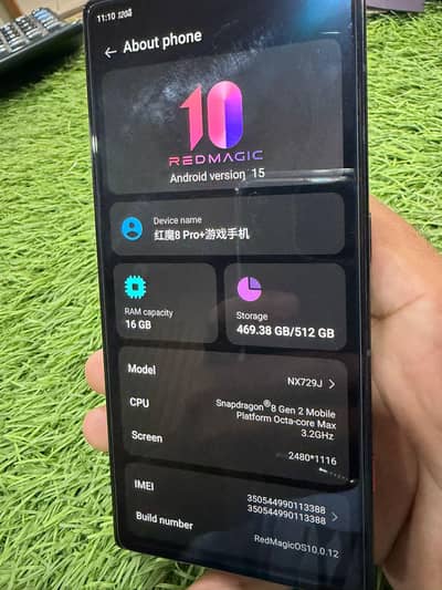 Zte Nubia Red Magic 8s pro plus