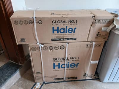 Haier T3 pro 1.5 tan box pak new Ac 100% box pak