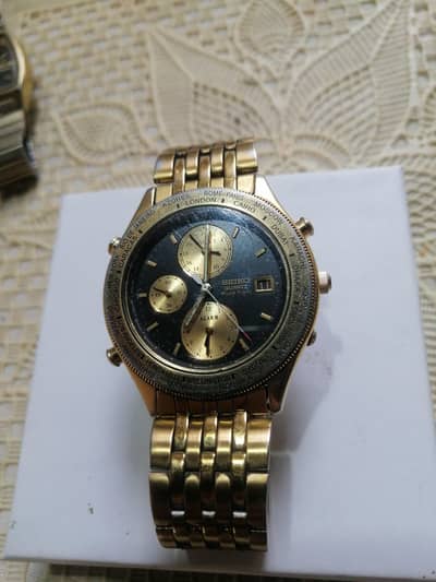 Seiko Quartz World Timer