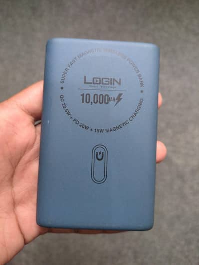Wireless Login Power Bank 10000 mAh