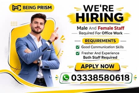 we need staff for team leading team management