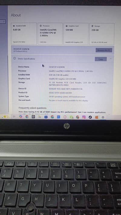 hp laptop probook