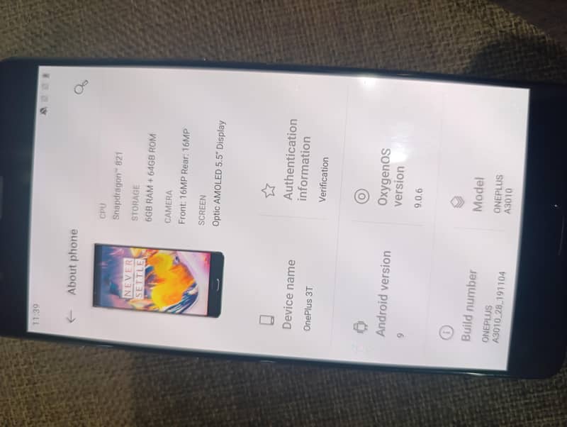 One Plus 3T 1