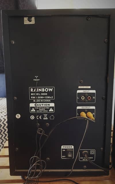Rainbow  black BT speaker