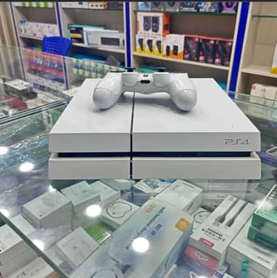 PS4 Fat Glacier White