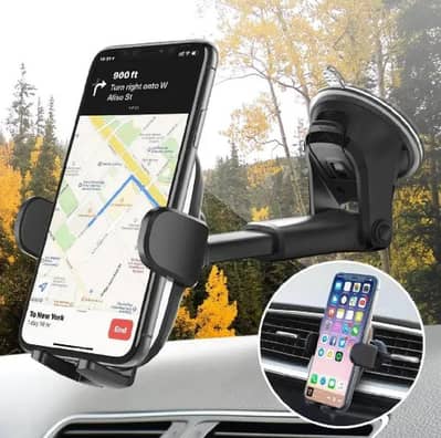 Universal 360° Car Phone Holder Mount. Dashboard & Windshield Stand