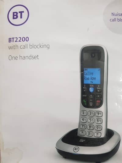 Bt 2200 digital cordless landline telephone