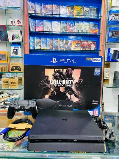 PS4 slim 1TB with 5 games
