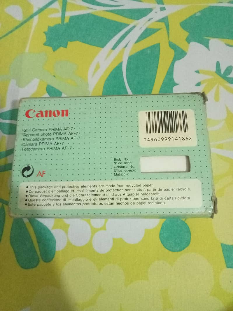 canon Prima AF-7 35mm Film cemra  . made in Japan / like new 3