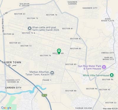 Plot Avaliable For Sale In Taiser Town Sector 80