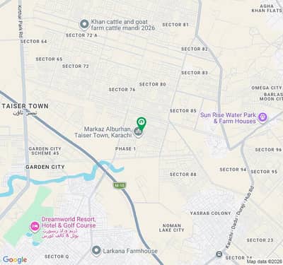 400sqyd Plot For Sale Taiser Town Phase 1