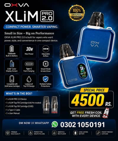 OXVA XLIM Pro 2.0 Original Vape Kit | 30W