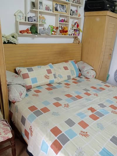 King size bed side corner / wardrobe and dressing table