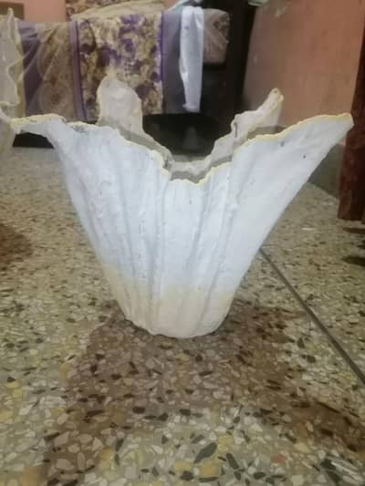 cement towels pot