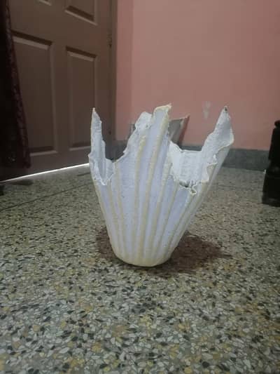 cement towels pot