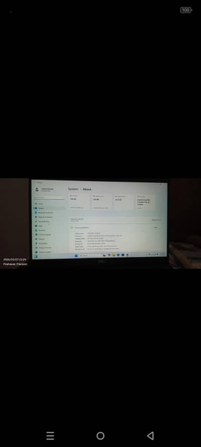 Dell 7400 core i5 8th generation Laptop 24GB RAM