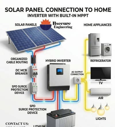 3kw sollar system karachi Bill zero , Installation Included