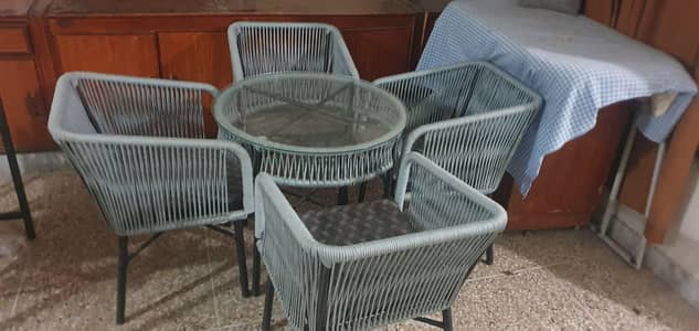 Rope dining table