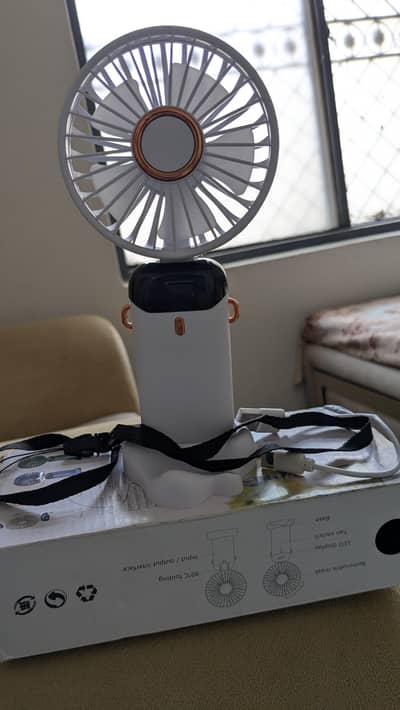 small air fan aghar light na ho to ya chaloo mazay kro