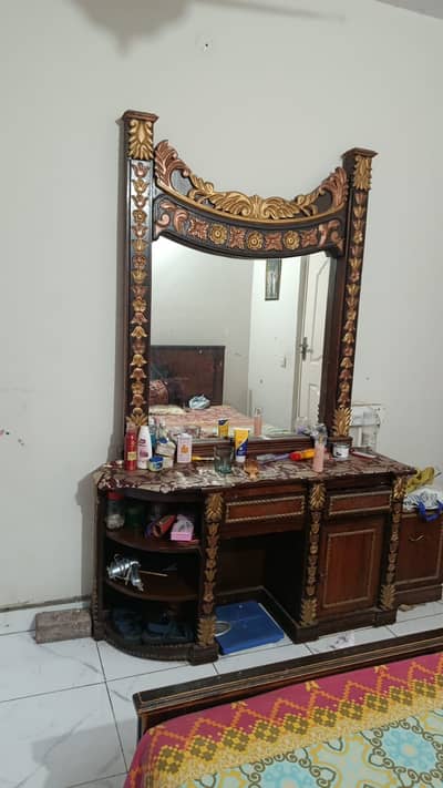 Chinioti asli wood dressing table for sale