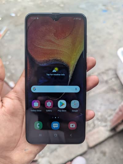 Samsung A50 dual pta approved 6 128 gb with box and lead