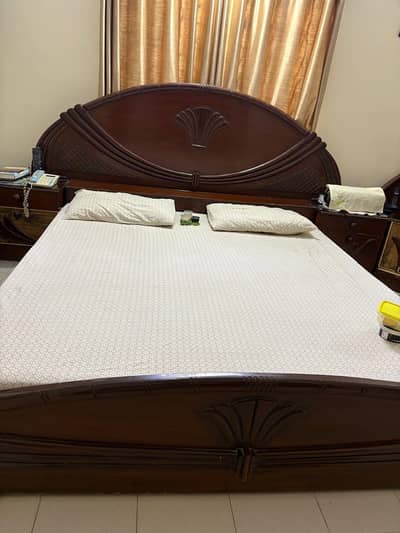 bed or dressing table