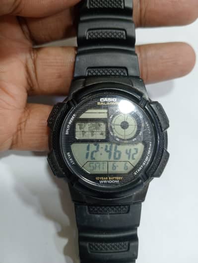 Casio AE1000W 5 Alarm World Time Digital watch