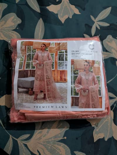 Crimson Unstitched 3pc Premium Lawn