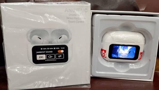 Smart LCD Touch Screen Earbuds (A9 Pro) - Brand New Condition