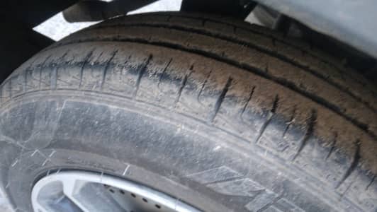 New tyre rims set