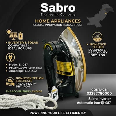 Sabro Invertor Automatic Iron SI-087
