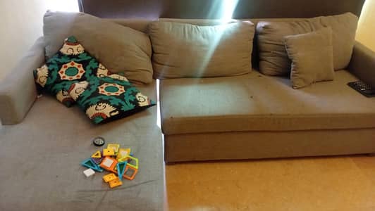 L shaped sofa