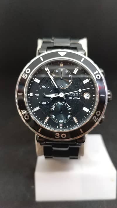 FOSSIL CHRONOGRAPH WATCH in Original Mint Condition
