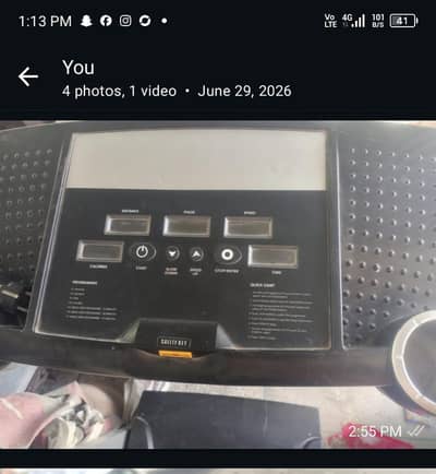 running machine