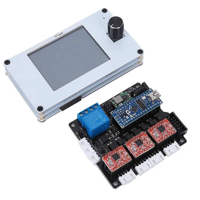 Machine Controller Board with Control Screen 3-Axis CNC Stepper 0