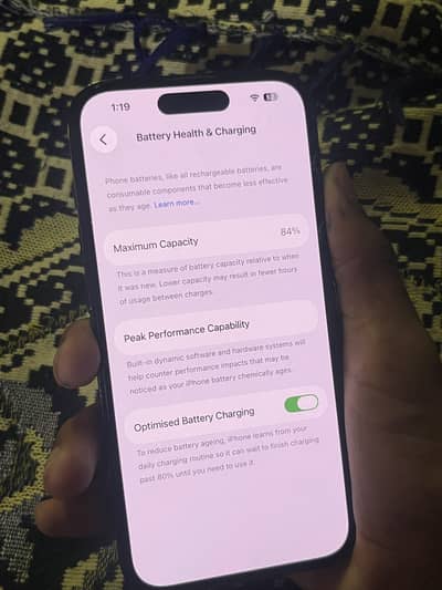 Apple iPhone 14 Pro JV 256 GB LLA BATTERY HEALTH 84