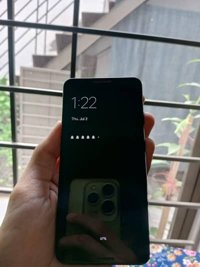 Google Pixel 3 With case and protector