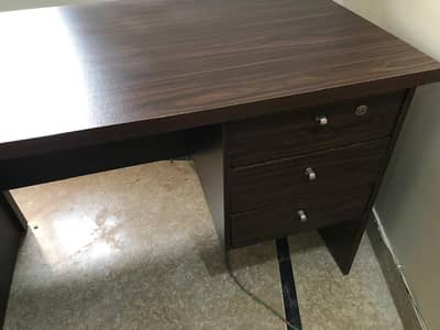 Study Table with 3 Drawers