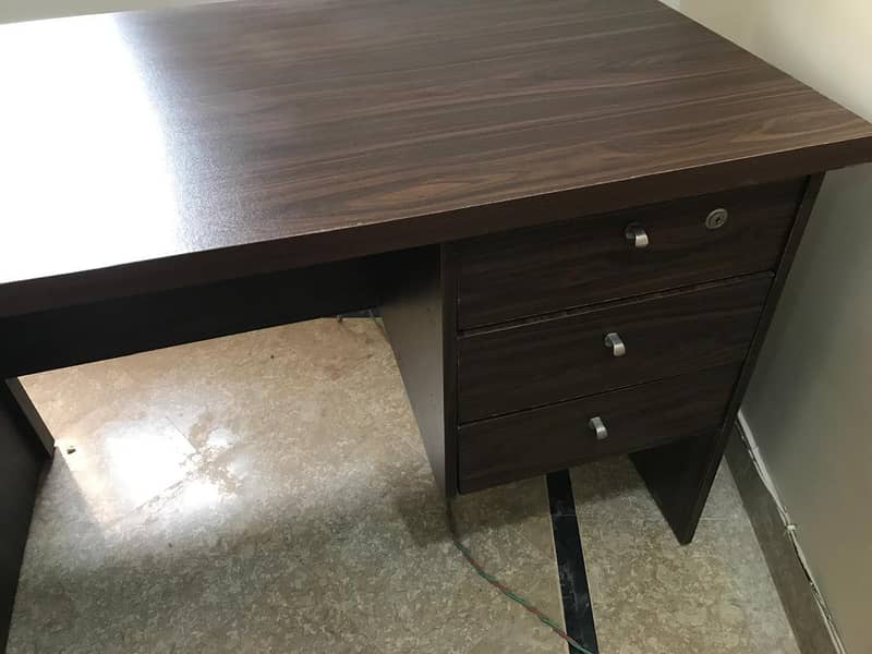 Study Table with 3 Drawers 0
