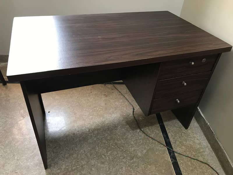 Study Table with 3 Drawers 1
