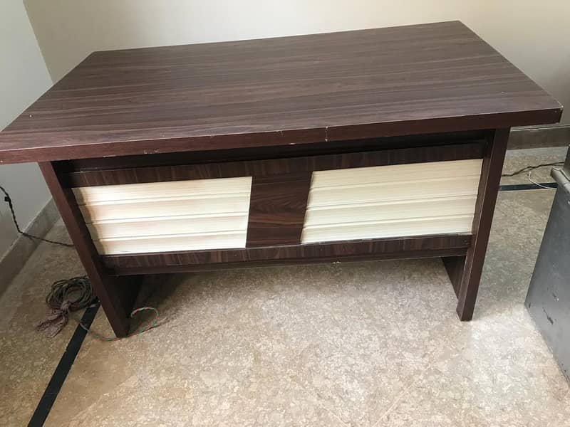Study Table with 3 Drawers 3