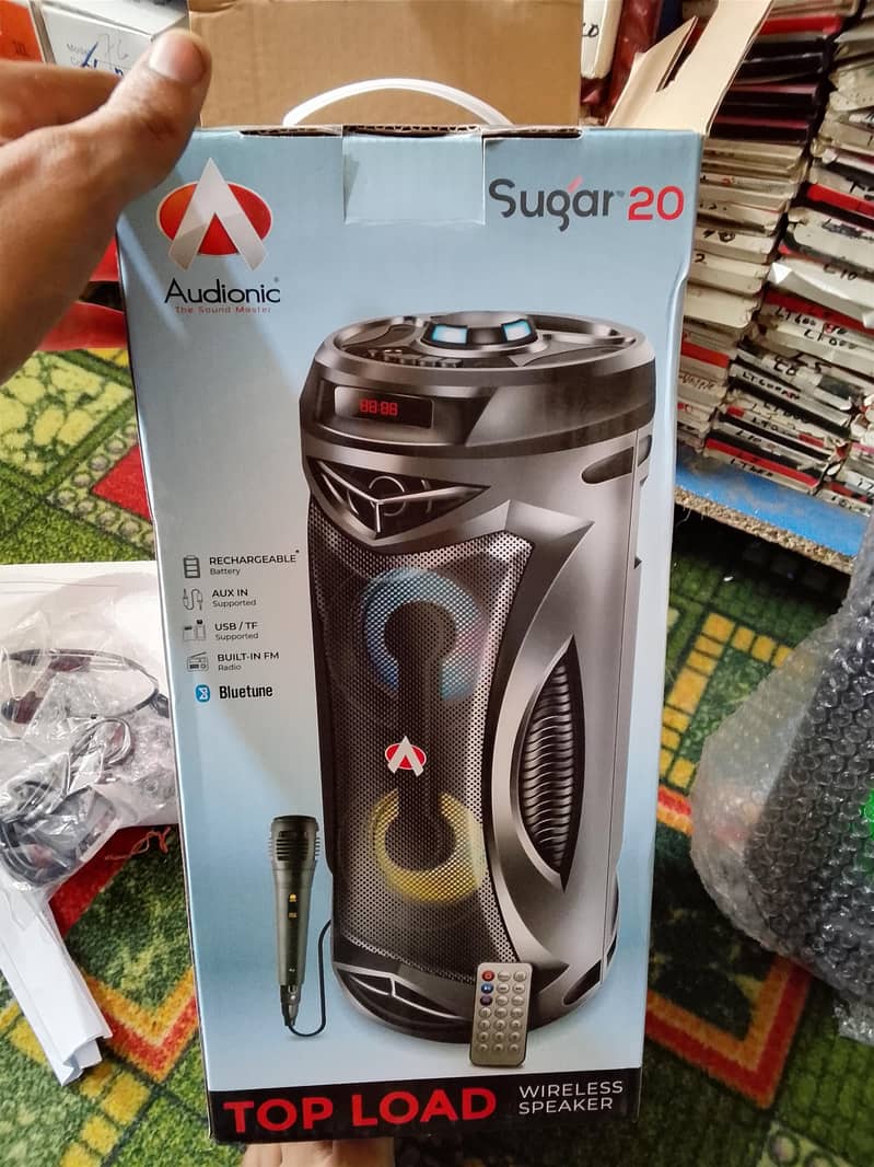 Audionic Bluetooth Speaker Sugar 20 2