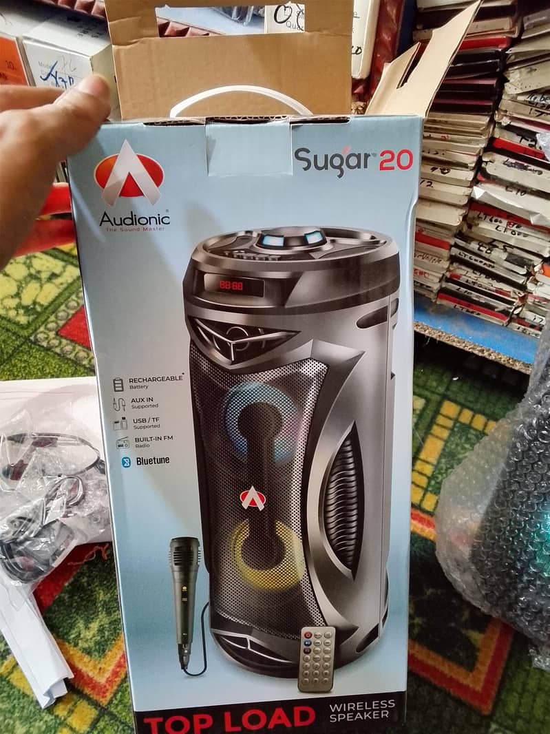 Audionic Bluetooth Speaker Sugar 20 3