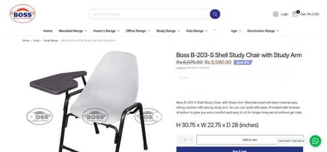 Coaching / Institute Student Chairs (Boss) for Sale