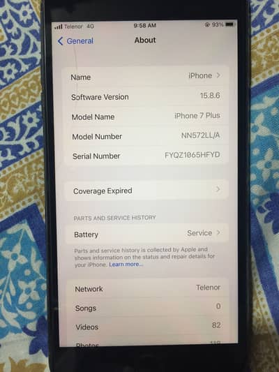 I phone 7plus offical pta proved 03424058759
