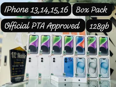 Apple iPhone 16,15,14,13 PTA STOCK