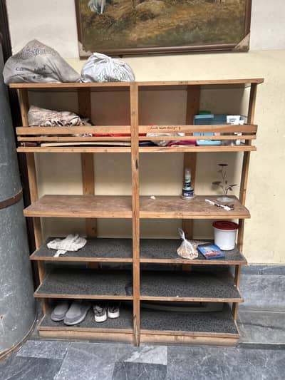 Wooden storage almirah