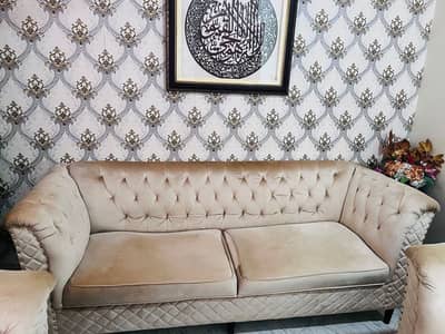 Master Foam 7 Seater Sofa with 7 Cushions and Sofa Cover