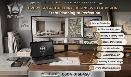 Interior Design/rchitect Services/Maps/3D Visualization |Naqsha Nafees